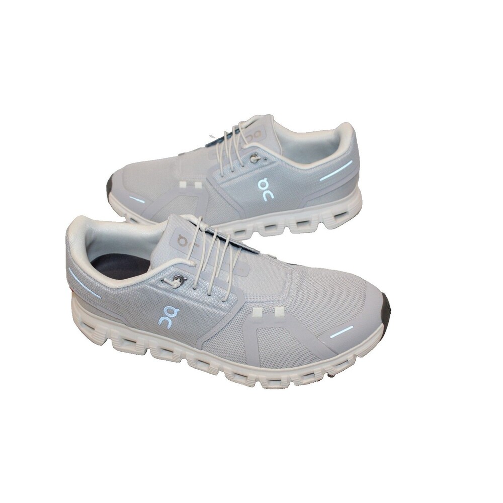 ON CLOUD MEN'S CLOUD 6 RUNNING ATHLETIC SNEAKERS 11.5 GLACIER WHITE NIB